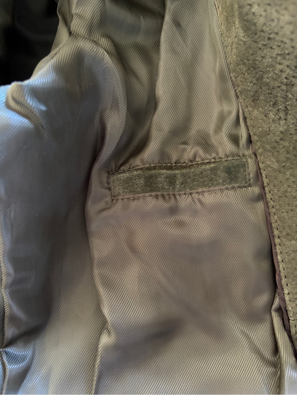 Vintage Wilson’s Leather Dark Olive Green Leather Suede Coat. NTN. Size S - Picture 3 of 12